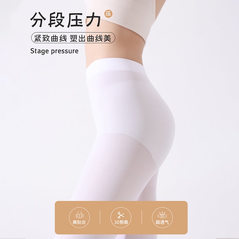 Loquat Adult Dance Socks Women'S White Pantyhose Special For Practice Non-Slip Dance Big Socks Special For Ballet Dance - Image 5